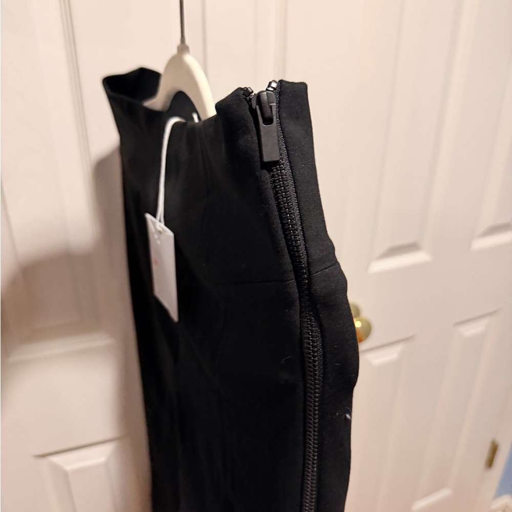 NWT Good American Black Dress Pants with Side Zipper - Picture 9 of 10